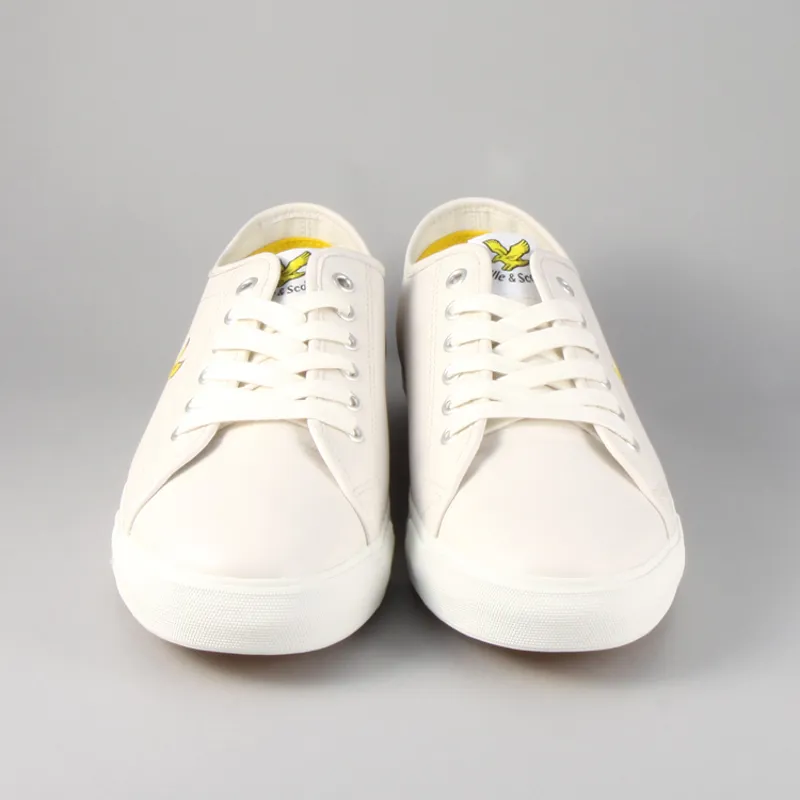 Lyle and Scott Teviot Leather - White-3